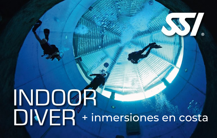 Curso Indoor Diver SSI ENTRE SEMANA + inmersiones en costa [SR]
